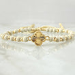 Beige Bracelet Charm Clover 2.15gr / 18K Yellow Gold *