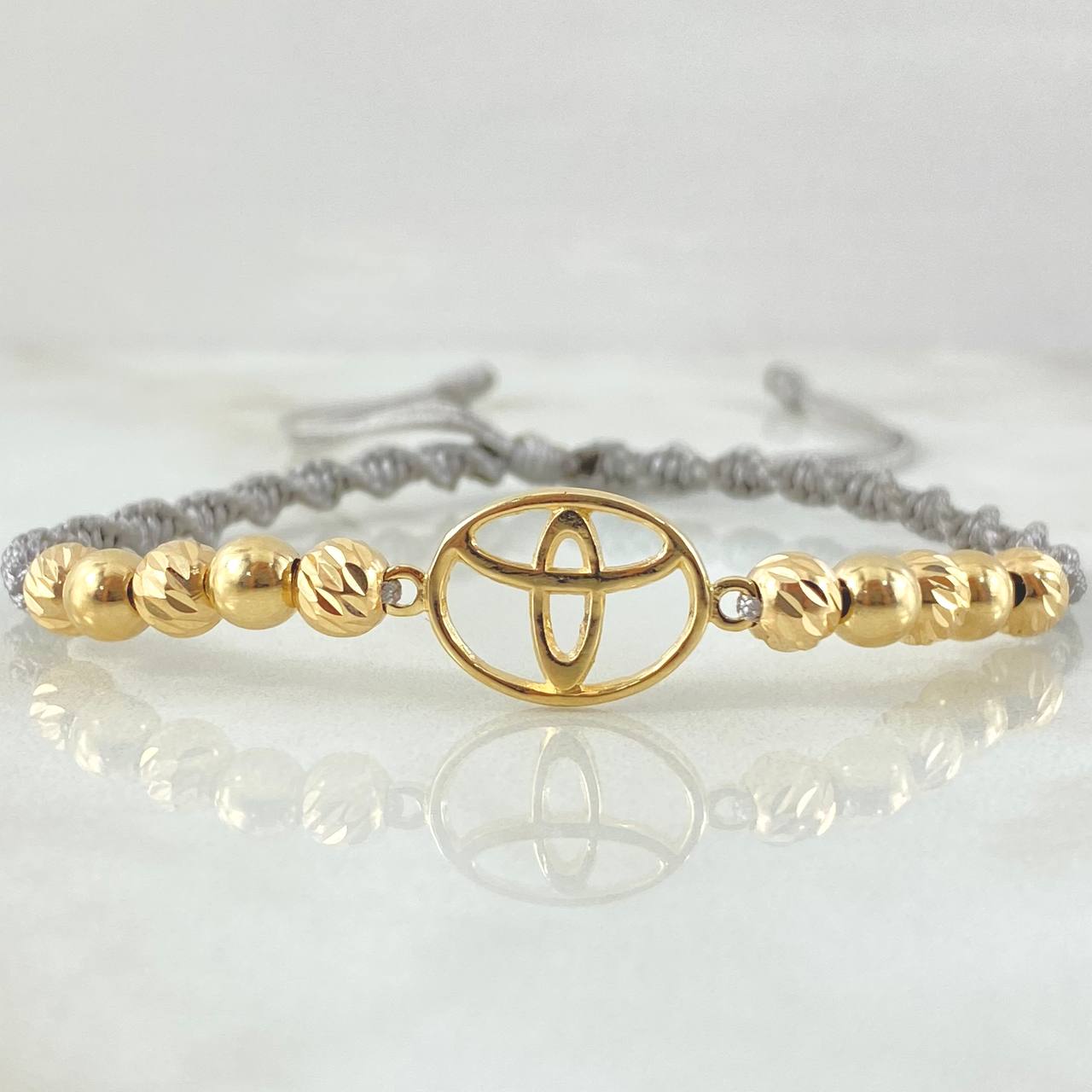 Gray Bracelet Charm Car Brand 2.55gr / 18K Yellow Gold *