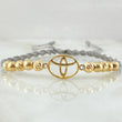 Gray Bracelet Charm Car Brand 2.55gr / 18K Yellow Gold *