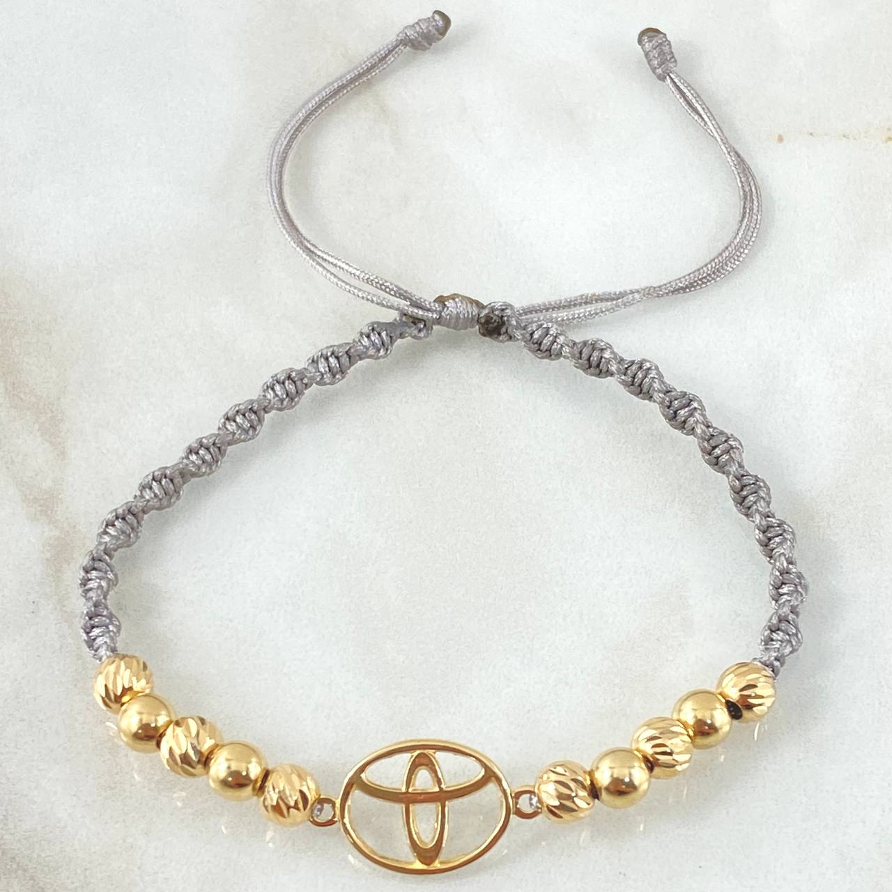 Gray Bracelet Charm Car Brand 2.55gr / 18K Yellow Gold *