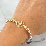 Gray Bracelet Charm Car Brand 2.55gr / 18K Yellow Gold *