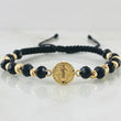 Black Bracelet Charm San Benito 1.8gr / 18K Yellow Gold *