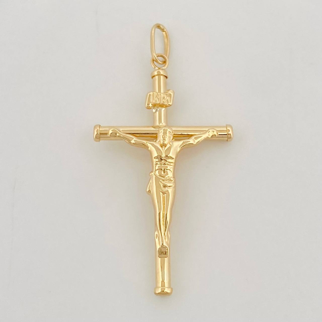 Dije Cruz Cristo 1.4g / 1 3/4 in Oro Amarillo 18K