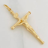 Dije Cruz Cristo 1.5g / 1 3/4 in Oro Amarillo 18K