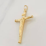 Dije Cruz Cristo 1.4g / 1 3/4 in Oro Amarillo 18K