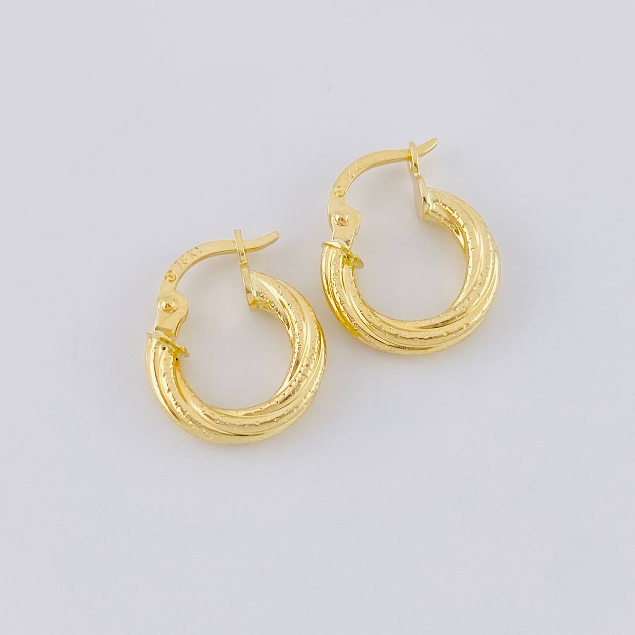 Candongas Boutique 1.4 g / 1 in Oro Amarillo 18K