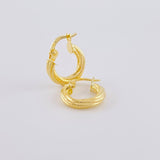 Candongas Boutique 1.4 g / 1 in Oro Amarillo 18K