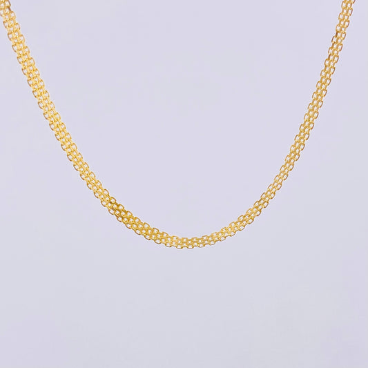 Bismark Chain 8.1gr / 23 1/2 in / 4.6mm Yellow Gold +1 18K ©