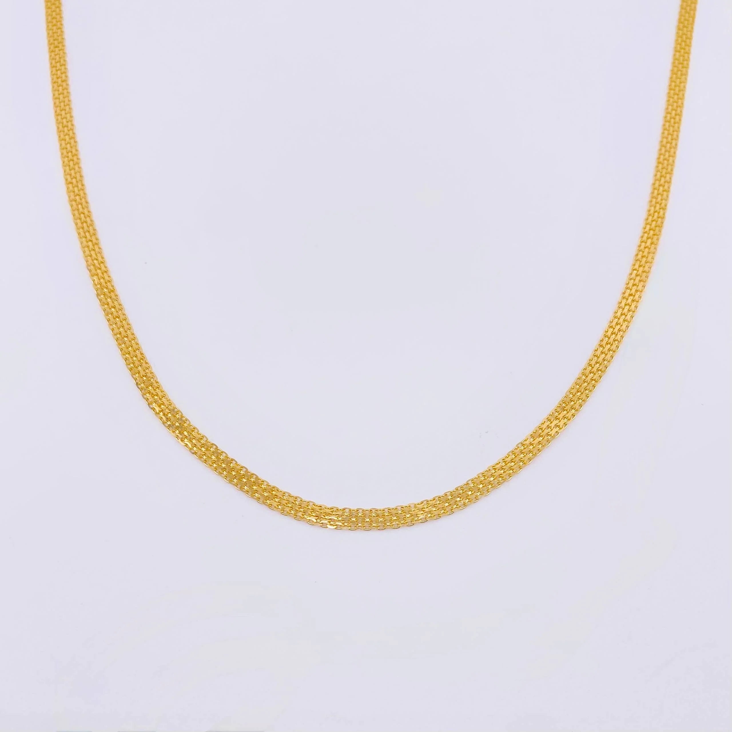 Bismark Chain 8.5g / 24 in / 4.2mm Yellow Gold 18K
