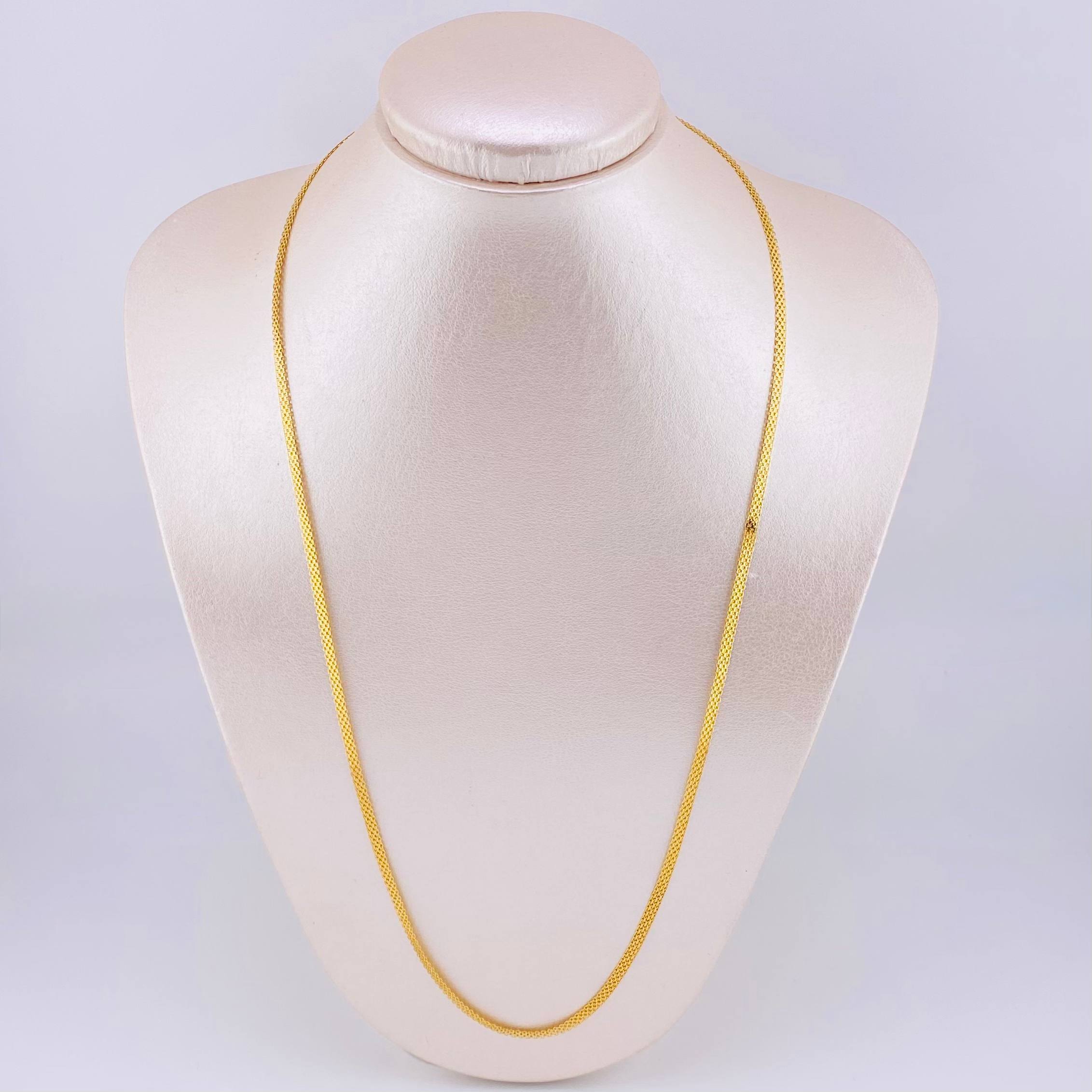 Bismark Chain 13.2 g / 23 3/4 in / 3.9 mm Yellow Gold 18K