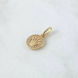 Pendant Medal Crown 0.7 g / 3/4 in Yellow Gold 18K