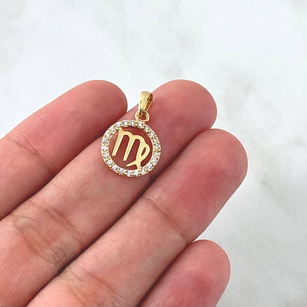 Pendant Virgo 1.1gr / 18K Yellow Gold ©