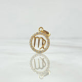 Pendant Virgo 1.1gr / 18K Yellow Gold ©