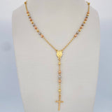 Miraculous Virgin Rosary 5.85gr / 50.5cm / Three 18K Golds &
