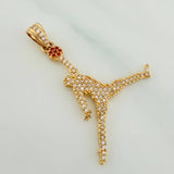 Pendant Player 2.7gr / 1 1/2 in / Yellow Gold 18K $