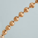 Cadena Militar 12gr / 20 in / 3mm Oro Rosa Nac.Esp. 18K $