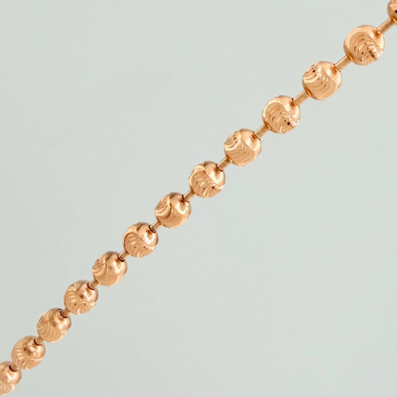Cadena Militar 8.35gr / 18 in / 2mm Oro Rosa Nac.Esp. 18K !
