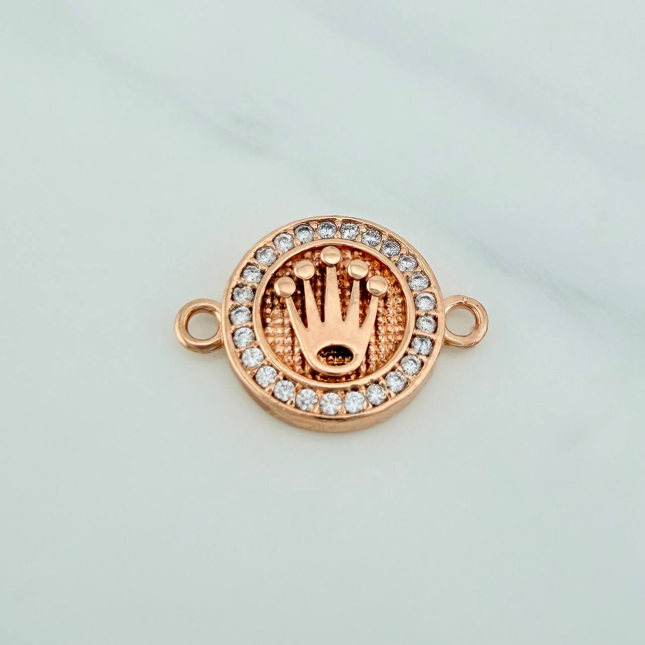 Herraje Corona 2.9gr / 3/4 in / Oro Rosa 18K %