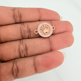 Herraje Corona 2.9gr / 3/4 in / Oro Rosa 18K %
