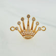 Herraje Corona 2gr / 1 in / Oro Amarillo 18K %