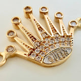 Herraje Corona 2gr / 1 in / Oro Amarillo 18K %