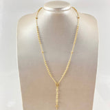 Miraculous Virgin Rosario 9gr / 50cm / 3mm-4mm Bead Polished 18K Yellow Gold