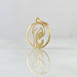 Pendant Virgin Mary 1.15gr / 2.1cm / Yellow Gold Silhouette 18K