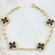 Bracelet GC Black Clover 5.2gr / 7.5in / 18K Gold +0$