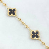 Bracelet GC Black Clover 5.2gr / 7.5in / 18K Gold +0$