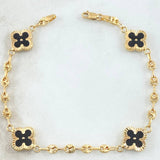 Bracelet GC Black Clover 4gr / 6.9in / 18K Gold Yellow ©