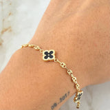 Bracelet GC Black Clover 4gr / 6.9in / 18K Gold Yellow ©