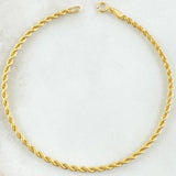 Rope Bracelet 1.2gr / 19cm / 18K Yellow Gold +3