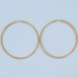 Hoop Earrings Caponeras 4.9gr / 6cm / 18K Gold $