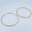 Hoop Earrings Caponeras 5gr / 6cm / 18K Gold &