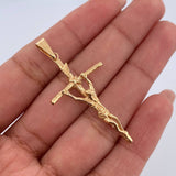 Dije Cruz Cristo 3.55gr / 4.5cm / Oro Amarillo 18K &