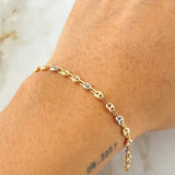Bracelet GC 3.55gr / 19cm / Three 18K Golds
