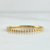 Partial Bubbles Ring 1.25gr / T6 / Yellow 18K Gold *