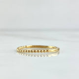 Partial Bubbles Ring 1.25gr / T6 / Yellow 18K Gold *
