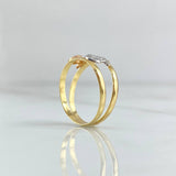 Double Cow Ring 1.1gr / Size 3 1/2 / Tres Oros 18K