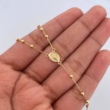 Miraculous Virgin Rosary 3.25gr / 45.4cm / 18K Yellow Gold +4 &