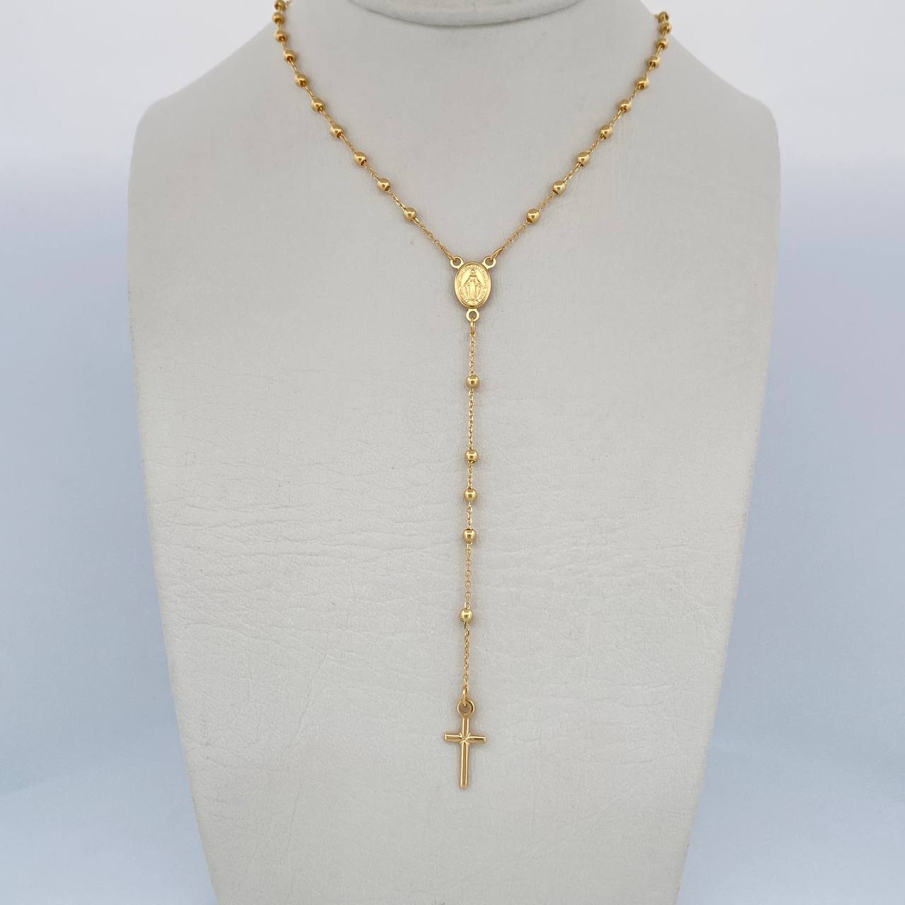 Miraculous Virgin Rosary 3.1gr / 45.4cm / 18K Yellow Gold +4 &