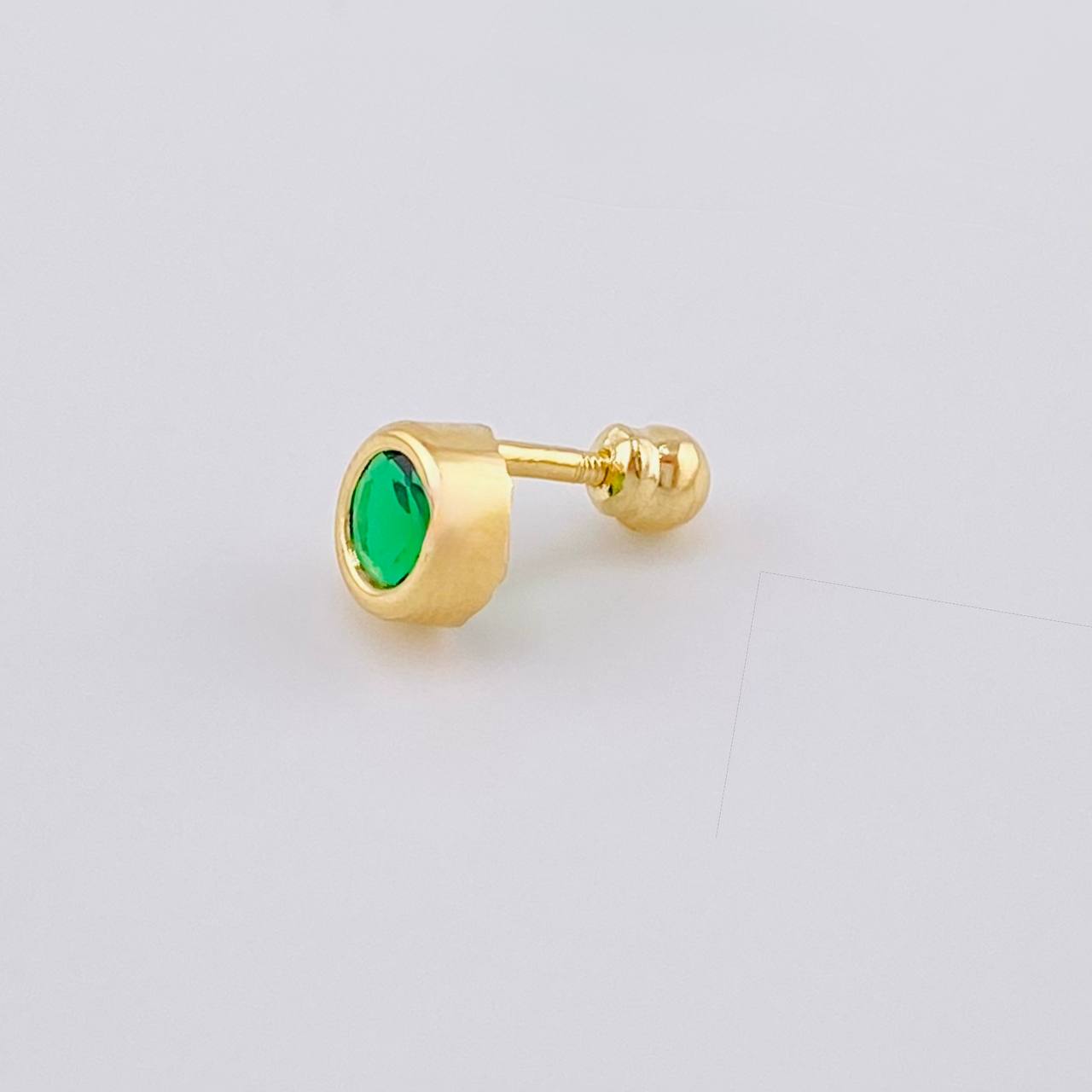 Smooth Circular Scepter Piercing 0.45 g / 1/2 in 18K Yellow Gold