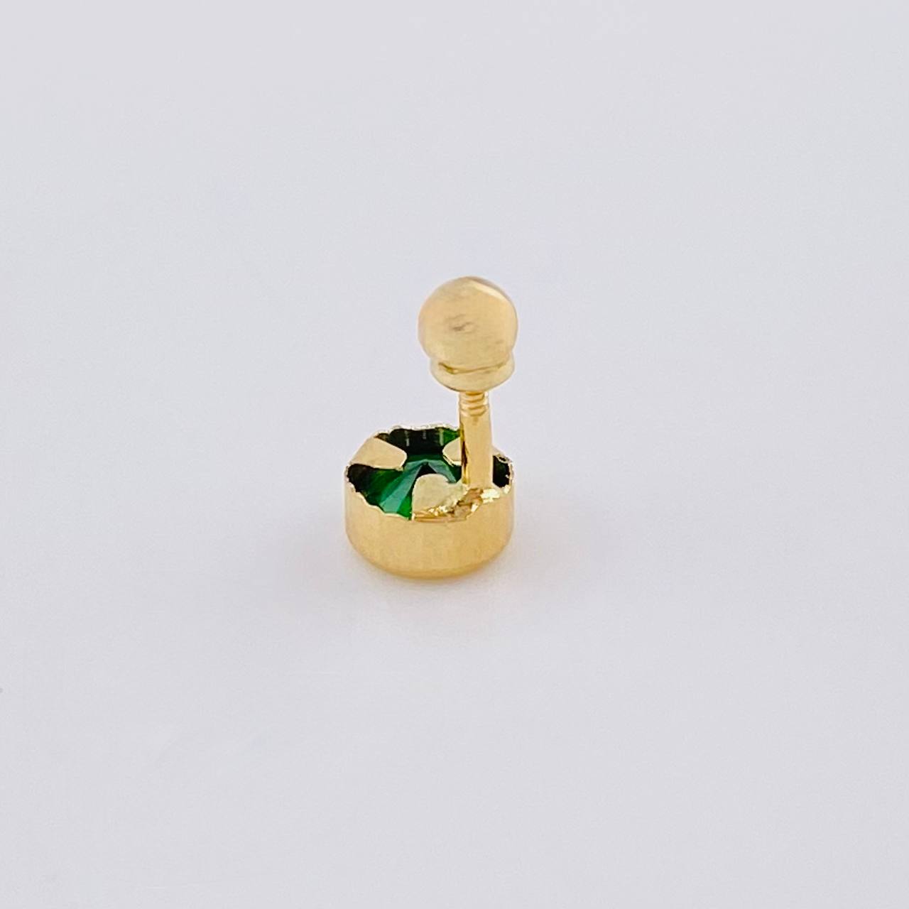 Smooth Circular Scepter Piercing 0.45 g / 1/2 in 18K Yellow Gold