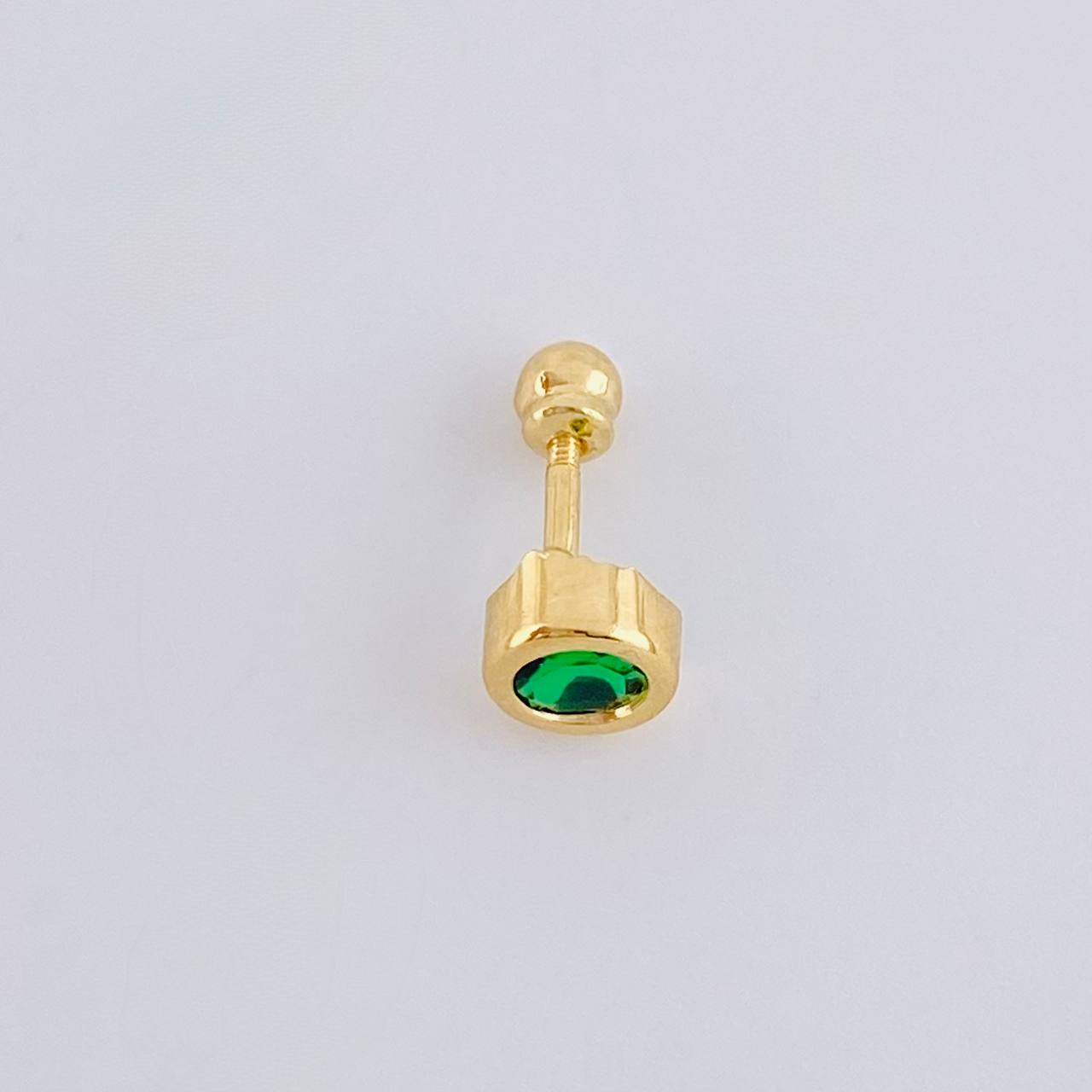 Smooth Circular Scepter Piercing 0.45 g / 1/2 in 18K Yellow Gold