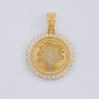 Dije Dije Medalla Arbol De La Vida 2.95 g / 1 1/4 in Oro Amarillo 18K