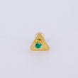 Piercing Chispa Triangulo 0.4 g / 1/4 in Oro Amarillo 18K