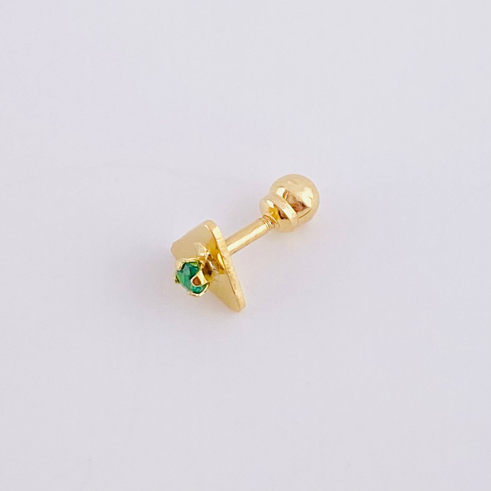 Piercing Chispa Triangulo 0.4 g / 1/4 in Oro Amarillo 18K