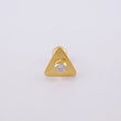 Triangle Spark Piercing 0.4 g / 1/4 in 18K Yellow Gold