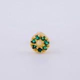 Piercing Aro Tupido 0.5 g / 1/2 in Oro Amarillo 18K