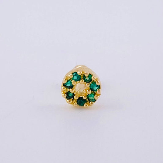 Piercing Aro Tupido 0.5 g / 1/2 in Oro Amarillo 18K
